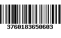 Código de Barras 3760183650603