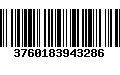 Código de Barras 3760183943286