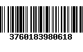 Código de Barras 3760183980618