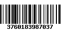 Código de Barras 3760183987037