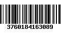 Código de Barras 3760184163089