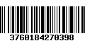 Código de Barras 3760184270398