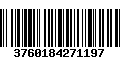 Código de Barras 3760184271197