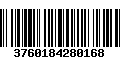 Código de Barras 3760184280168