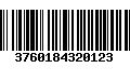 Código de Barras 3760184320123