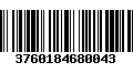 Código de Barras 3760184680043