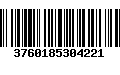 Código de Barras 3760185304221