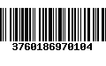 Código de Barras 3760186970104