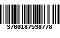 Código de Barras 3760187538778