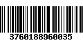 Código de Barras 3760188960035