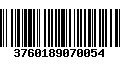 Código de Barras 3760189070054