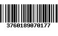 Código de Barras 3760189070177