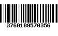 Código de Barras 3760189570356