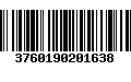 Código de Barras 3760190201638