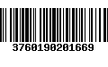 Código de Barras 3760190201669