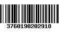 Código de Barras 3760190202918