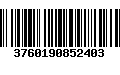 Código de Barras 3760190852403