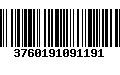 Código de Barras 3760191091191