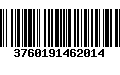 Código de Barras 3760191462014