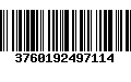 Código de Barras 3760192497114