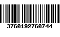 Código de Barras 3760192760744