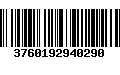 Código de Barras 3760192940290