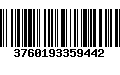 Código de Barras 3760193359442