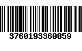 Código de Barras 3760193360059