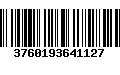 Código de Barras 3760193641127