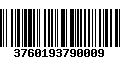 Código de Barras 3760193790009