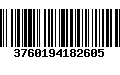 Código de Barras 3760194182605