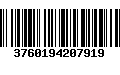 Código de Barras 3760194207919