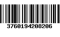 Código de Barras 3760194208206