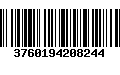 Código de Barras 3760194208244