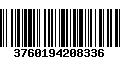 Código de Barras 3760194208336