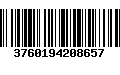 Código de Barras 3760194208657