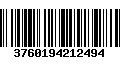 Código de Barras 3760194212494