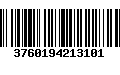 Código de Barras 3760194213101