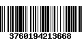 Código de Barras 3760194213668