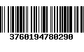 Código de Barras 3760194780290