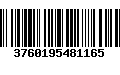 Código de Barras 3760195481165