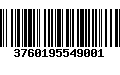 Código de Barras 3760195549001