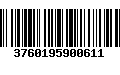 Código de Barras 3760195900611