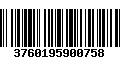 Código de Barras 3760195900758