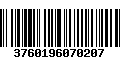 Código de Barras 3760196070207