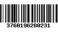 Código de Barras 3760196280231