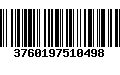 Código de Barras 3760197510498