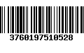 Código de Barras 3760197510528