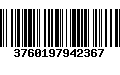 Código de Barras 3760197942367