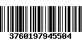 Código de Barras 3760197945504